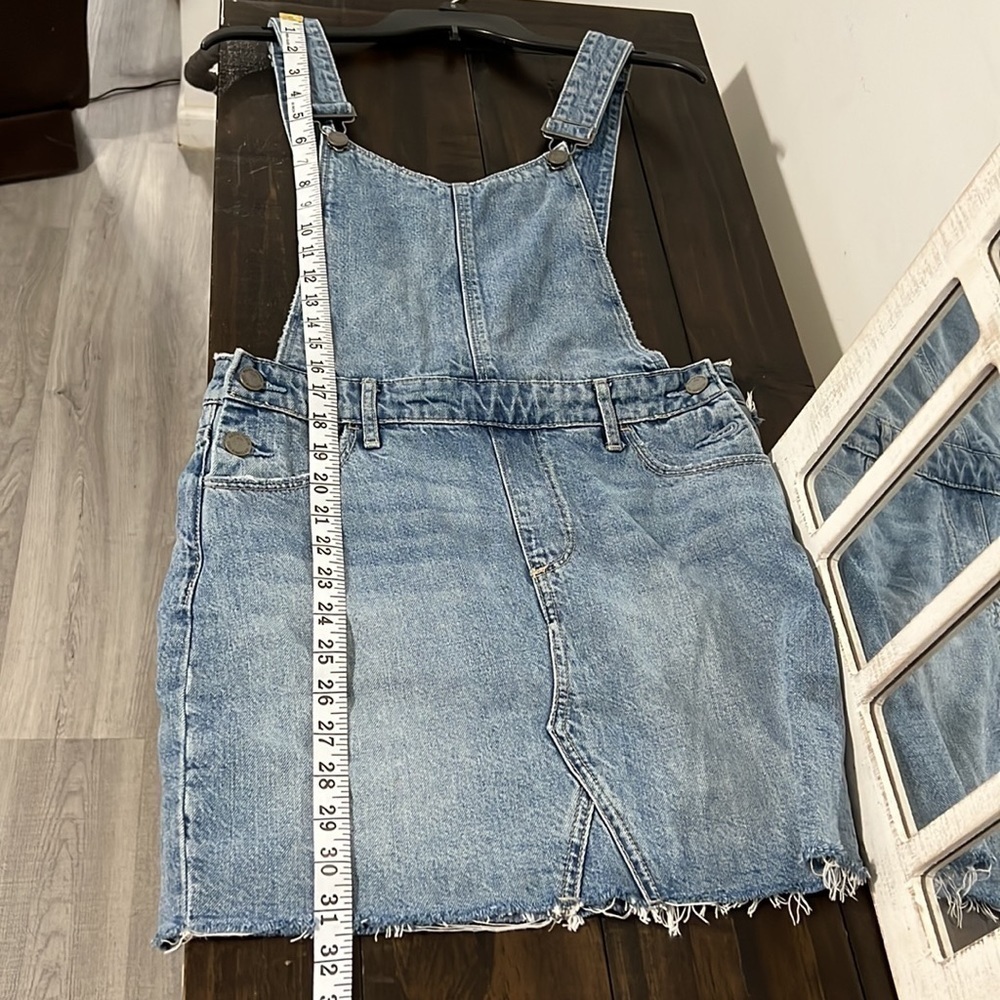 PAIGE Denim Overall Dress/Skirt Size 26 EUC - Picture 7 of 11